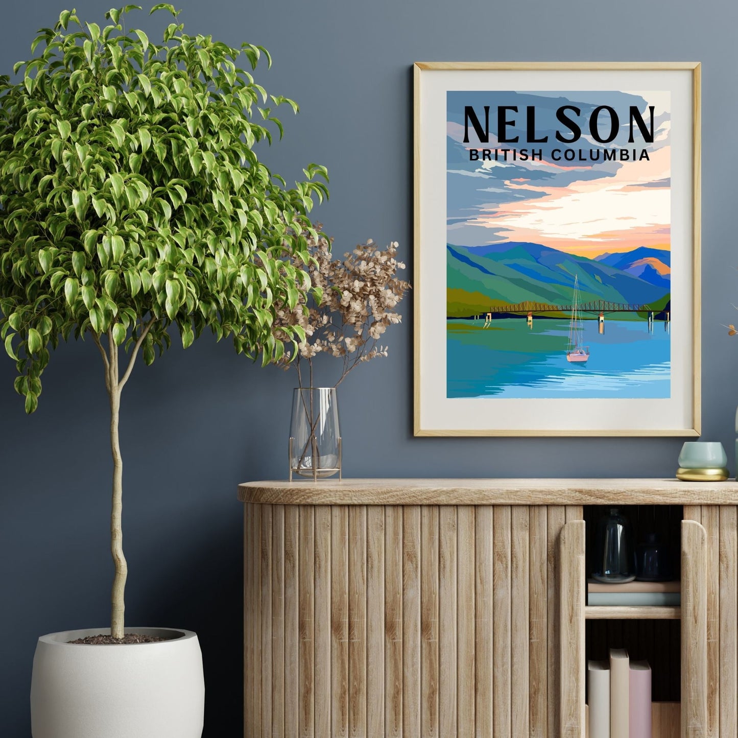 Nelson, British Columbia Poster Art | Pacific Northwest Wall Art