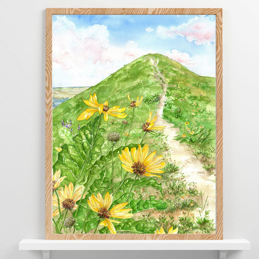 Sage Hills | Archival Watercolor Art Print - Emma H. Baldwin