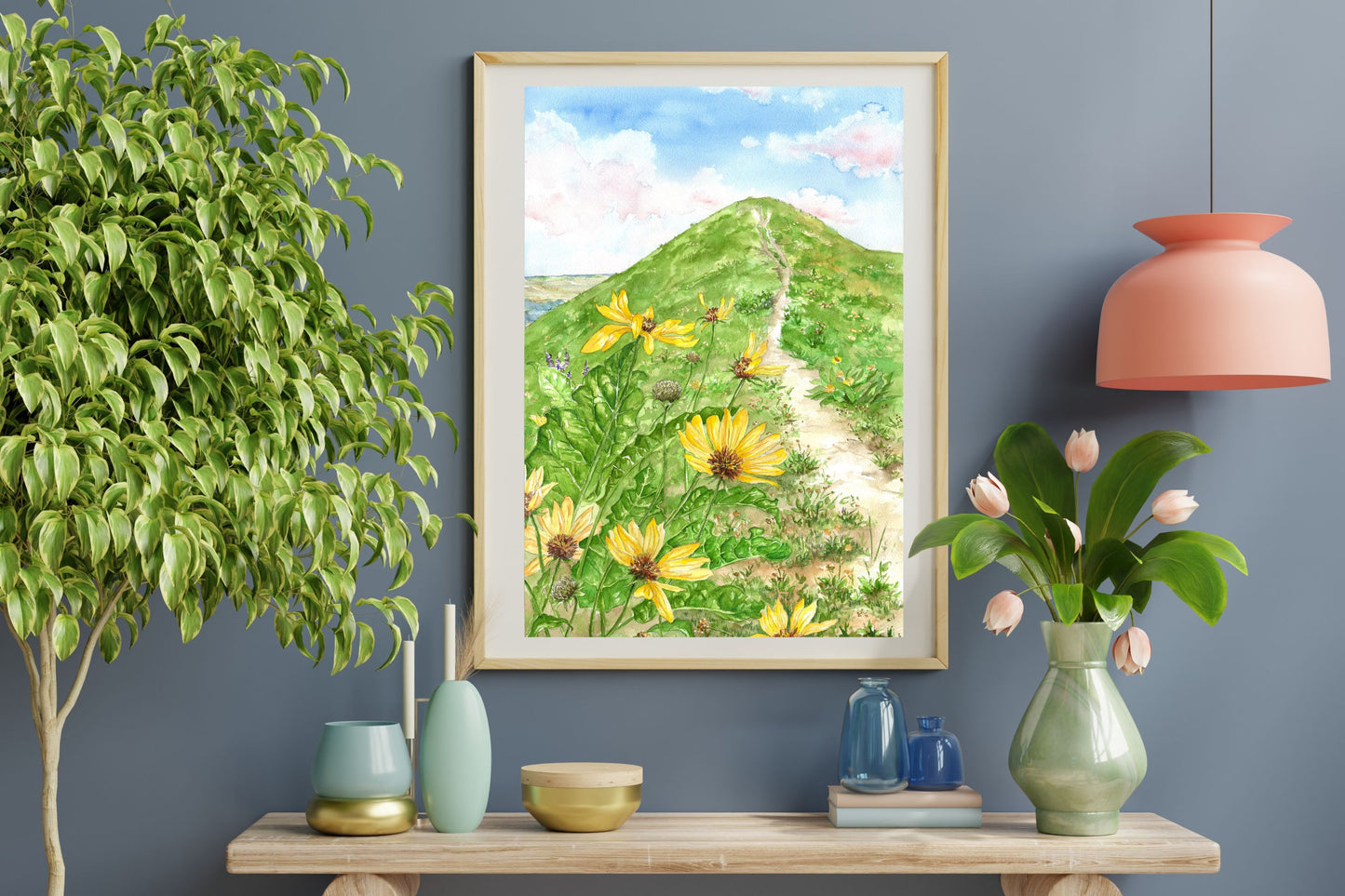 Sage Hills | Archival Watercolor Art Print - Emma H. Baldwin