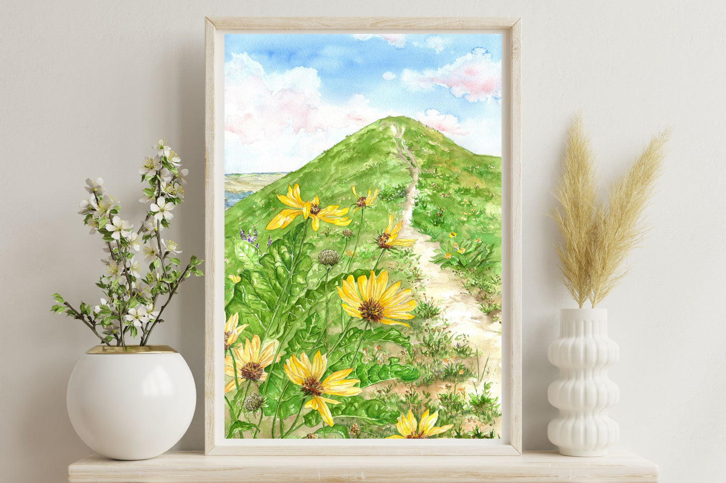 Sage Hills | Archival Watercolor Art Print - Emma H. Baldwin