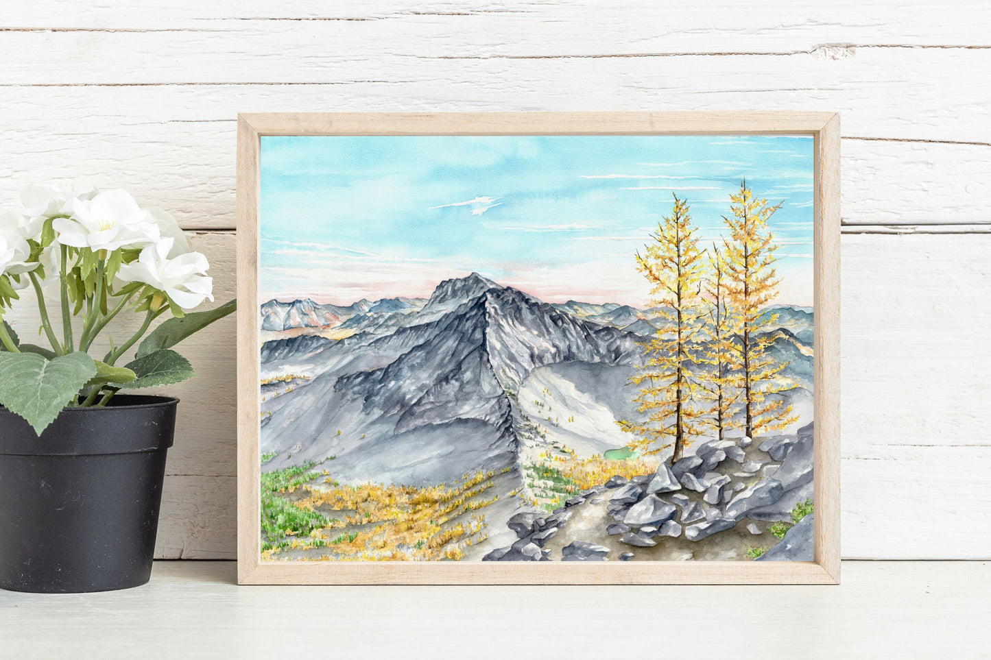 Star Peak | Archival Watercolor Art Print - Emma H. Baldwin