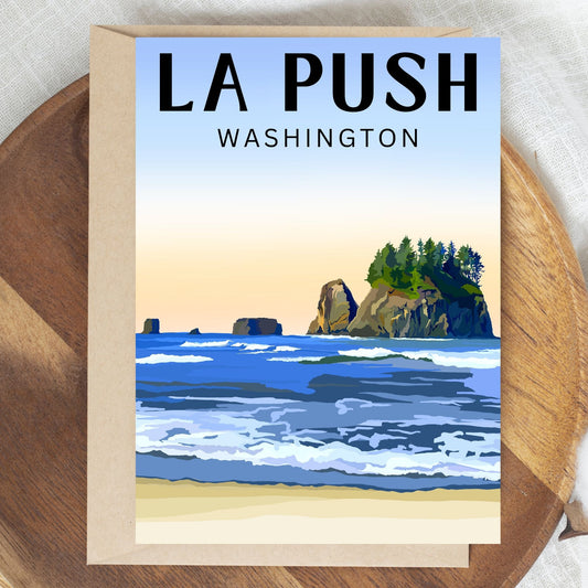 La Push, Washington Greeting Card | 4x5.5"