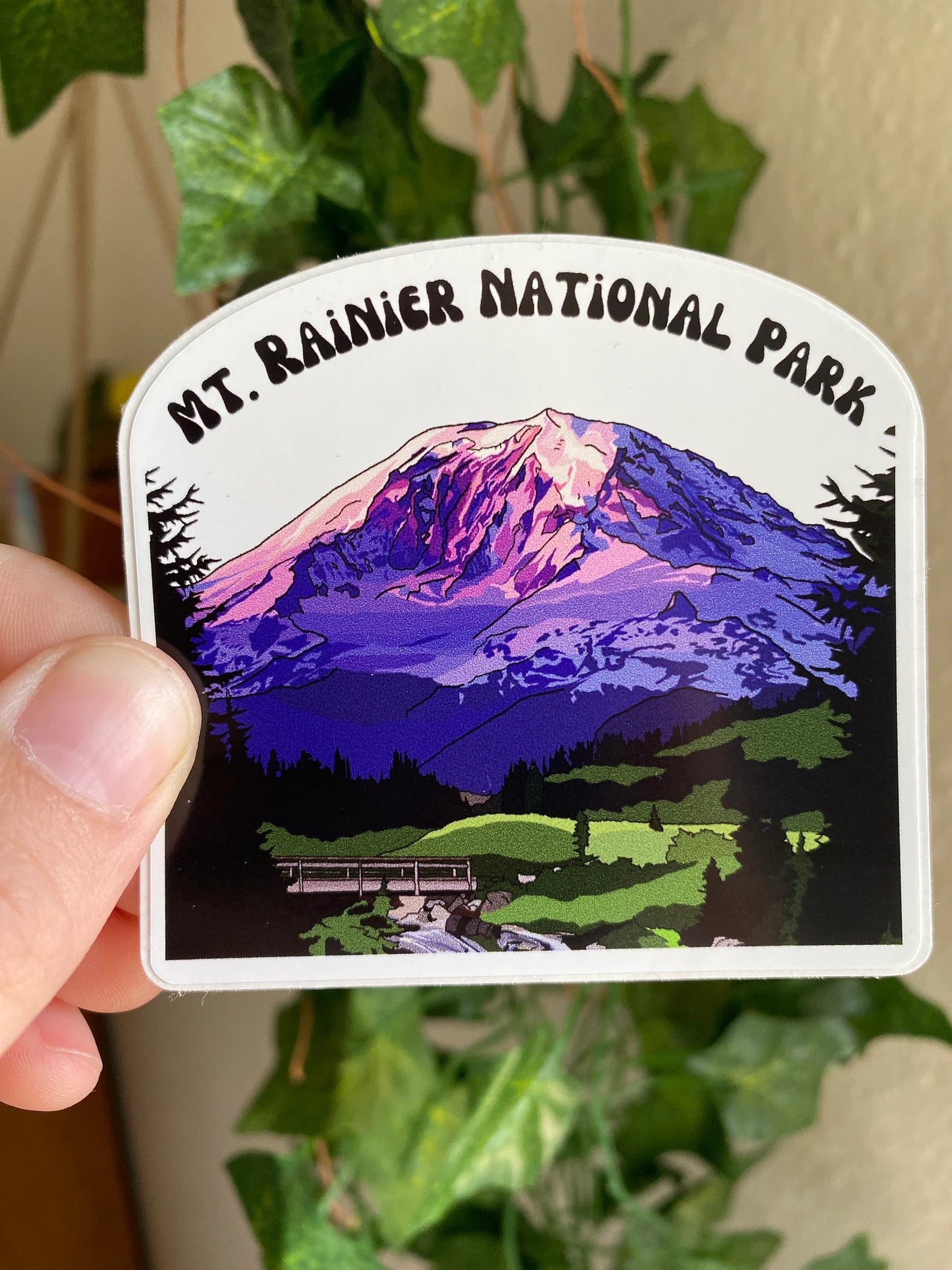 Mount Rainier National Park Sticker | Pacific Northwest, Washington Vi ...